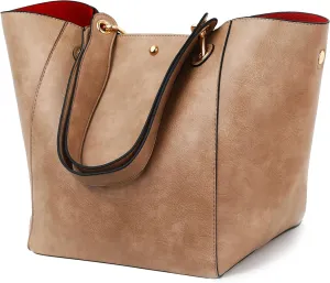 sqlp Large Work Tote Bag for Women Designer Purses and Handbags Big Bucket bags Ladies Travel Crossbody Purse Fuchsia