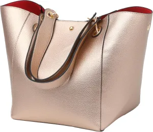 sqlp Large Work Tote Bag for Women Designer Purses and Handbags Big Bucket bags Ladies Travel Crossbody Purse Fuchsia