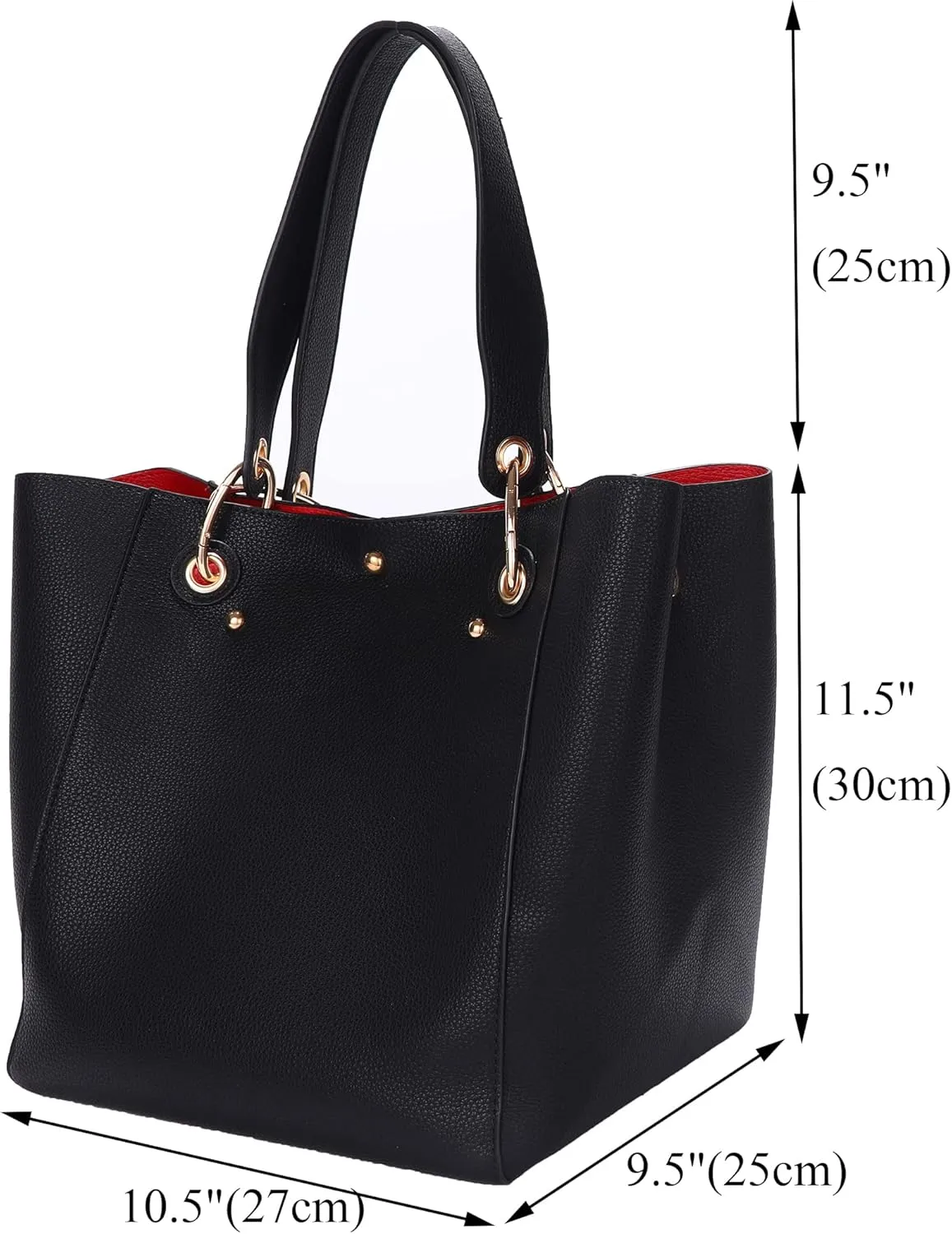 sqlp Large Work Tote Bag for Women Designer Purses and Handbags Big Bucket bags Ladies Travel Crossbody Purse Fuchsia