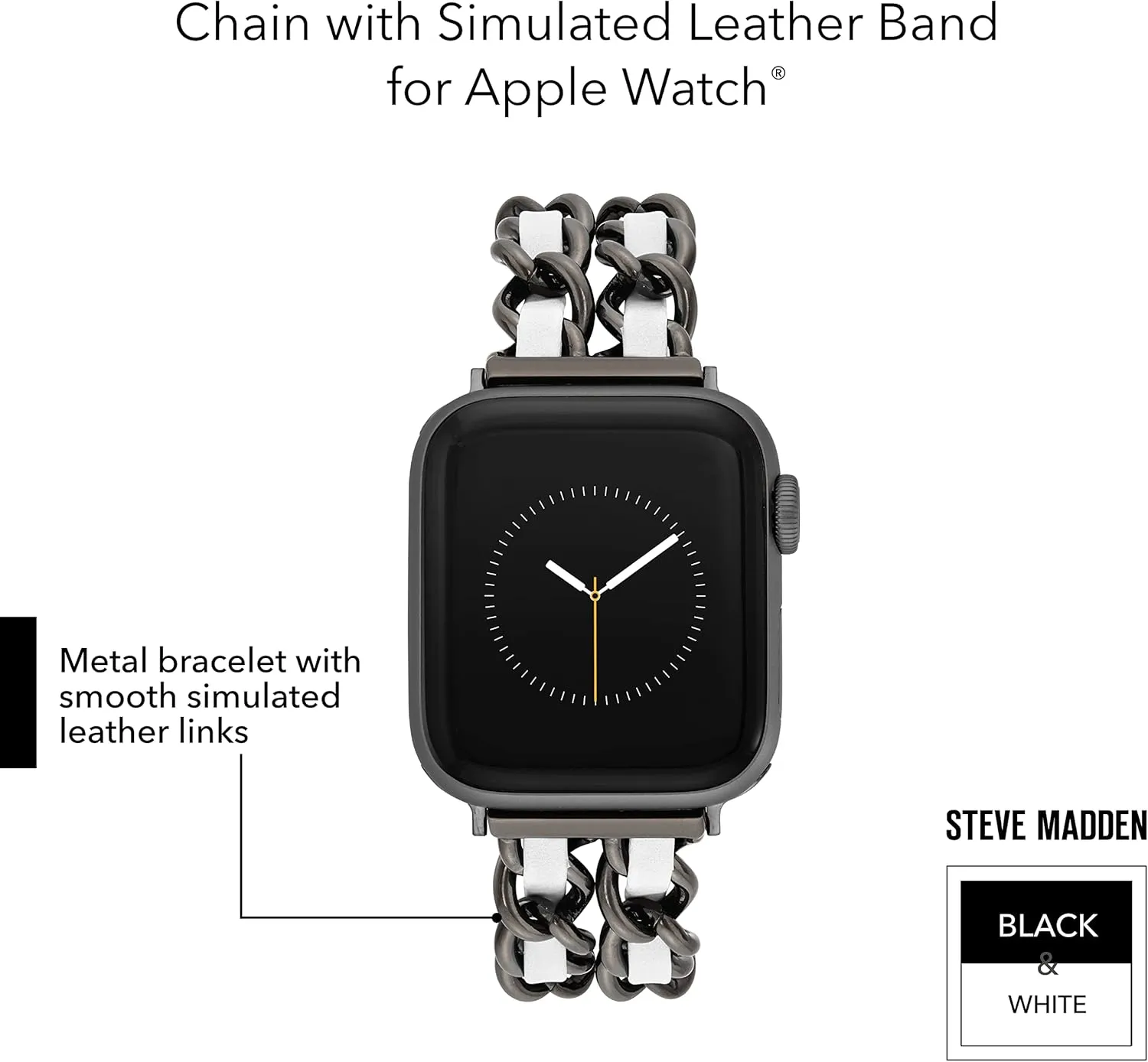 Steve Madden Fashion Chain Bracelet for Apple Watch
