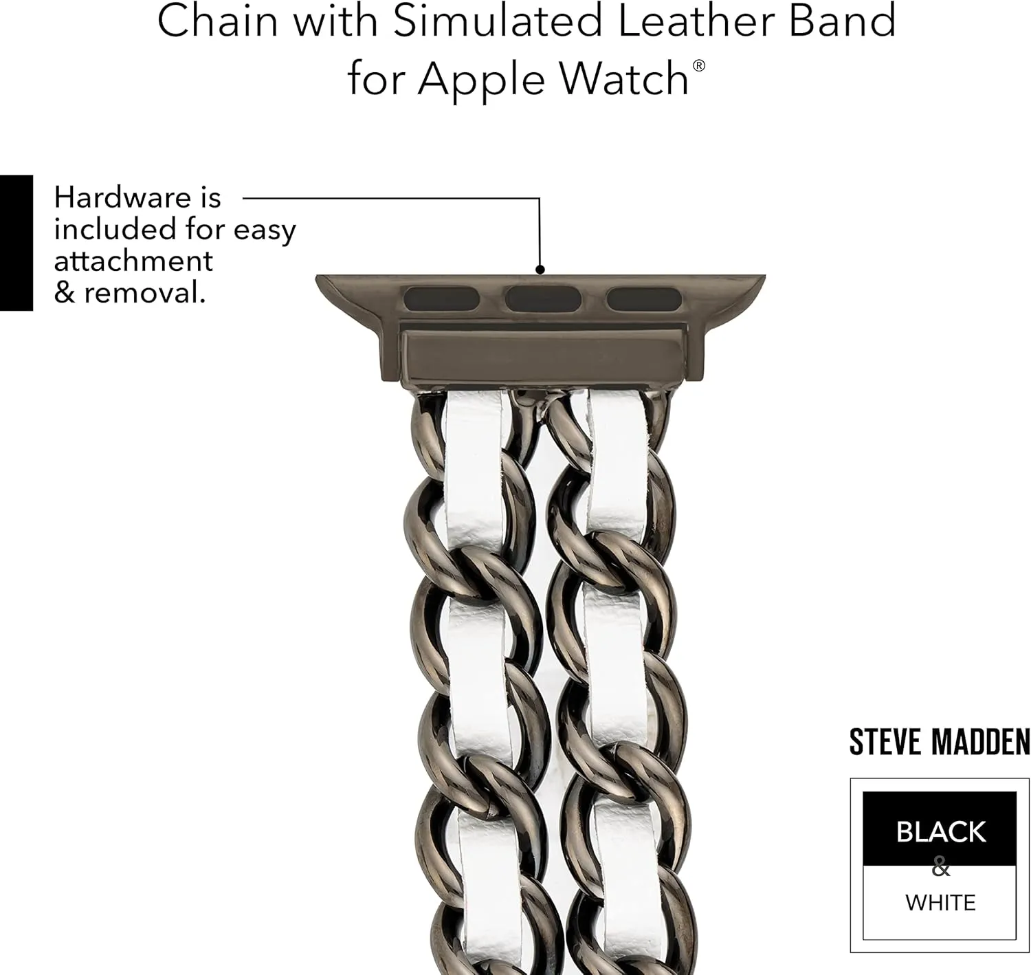 Steve Madden Fashion Chain Bracelet for Apple Watch