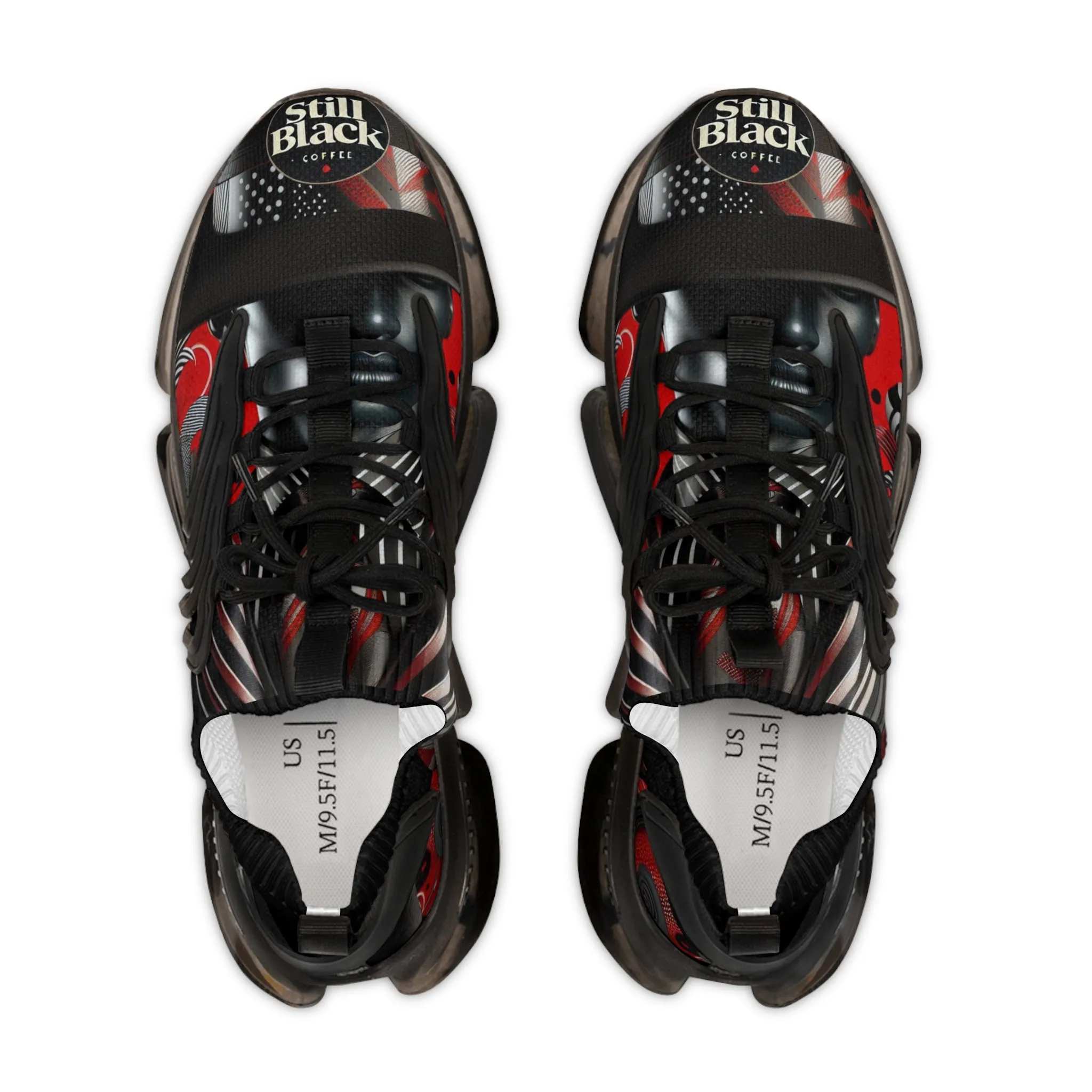 Still Black Men's Mesh Sneakers #SB19