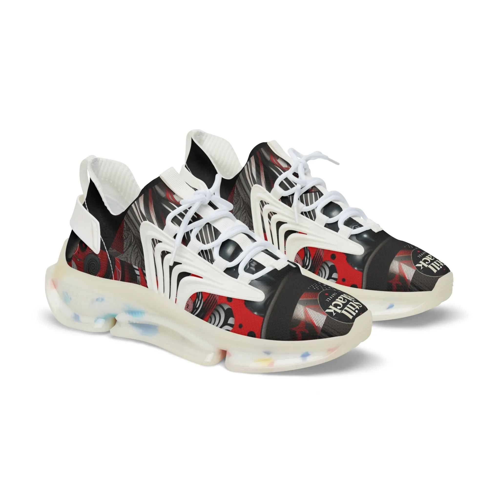 Still Black Men's Mesh Sneakers #SB19