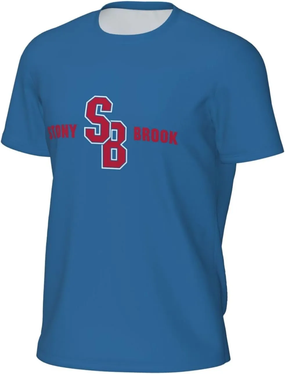 Stony Brook University Men's Lightweight Breathable Mesh Short Sleeve T-Shirt