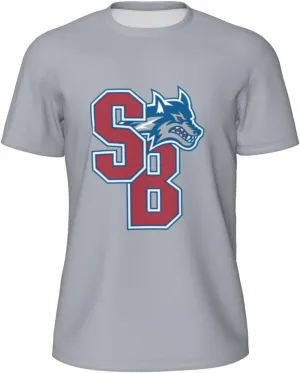 Stony Brook University Men's Lightweight Breathable Mesh Short Sleeve T-Shirt