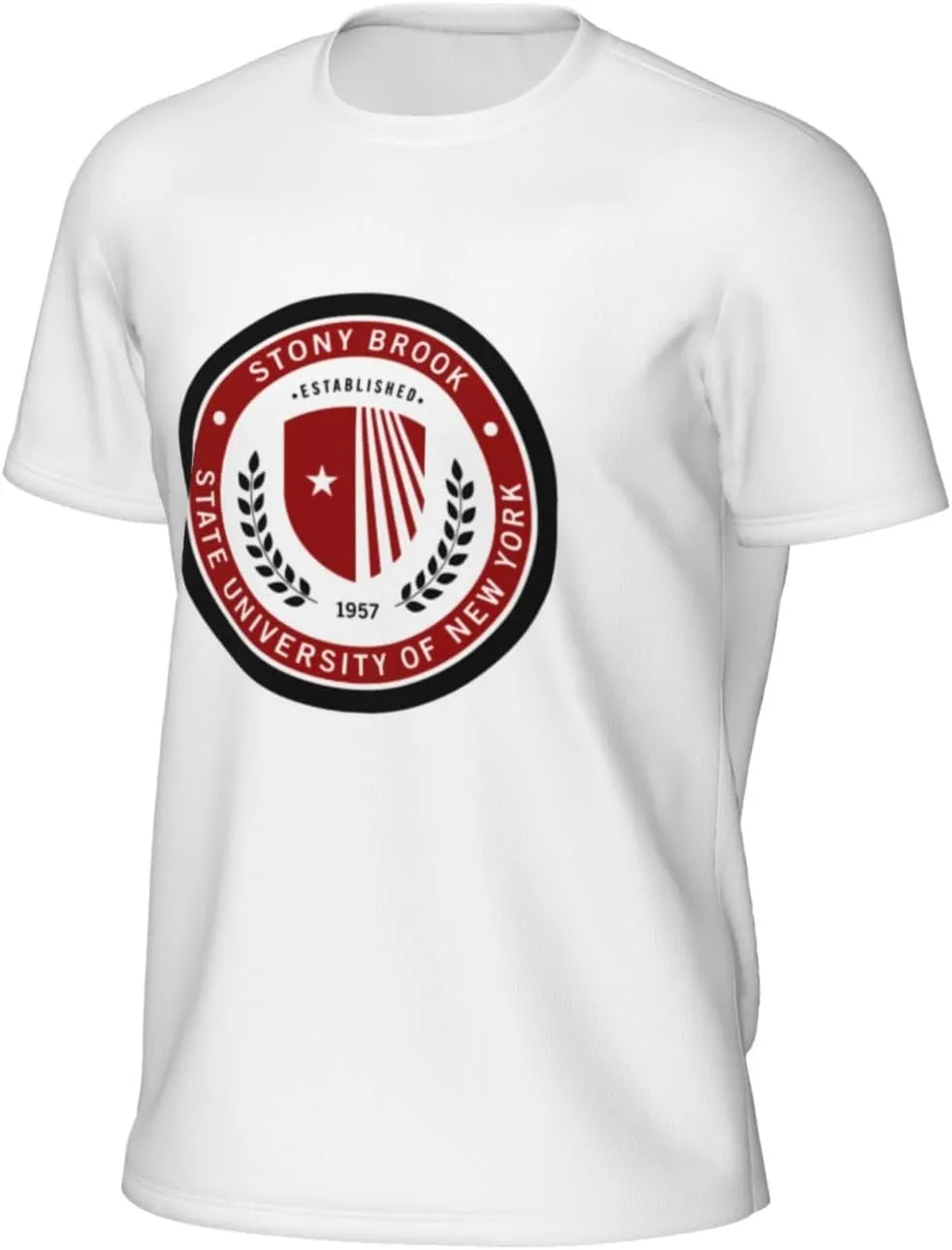 Stony Brook University Men's Lightweight Breathable Mesh Short Sleeve T-Shirt