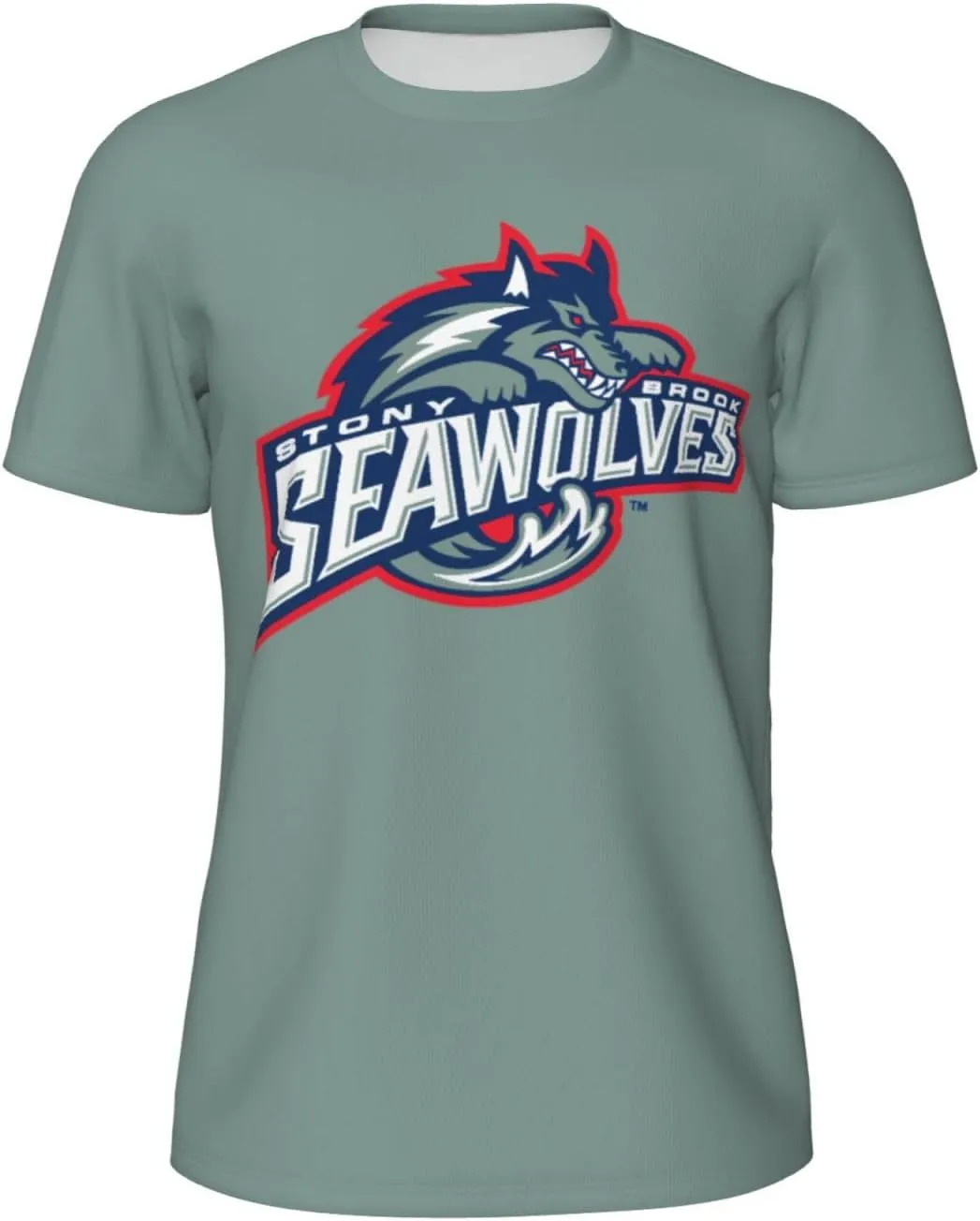 Stony Brook University Men's Lightweight Breathable Mesh Short Sleeve T-Shirt