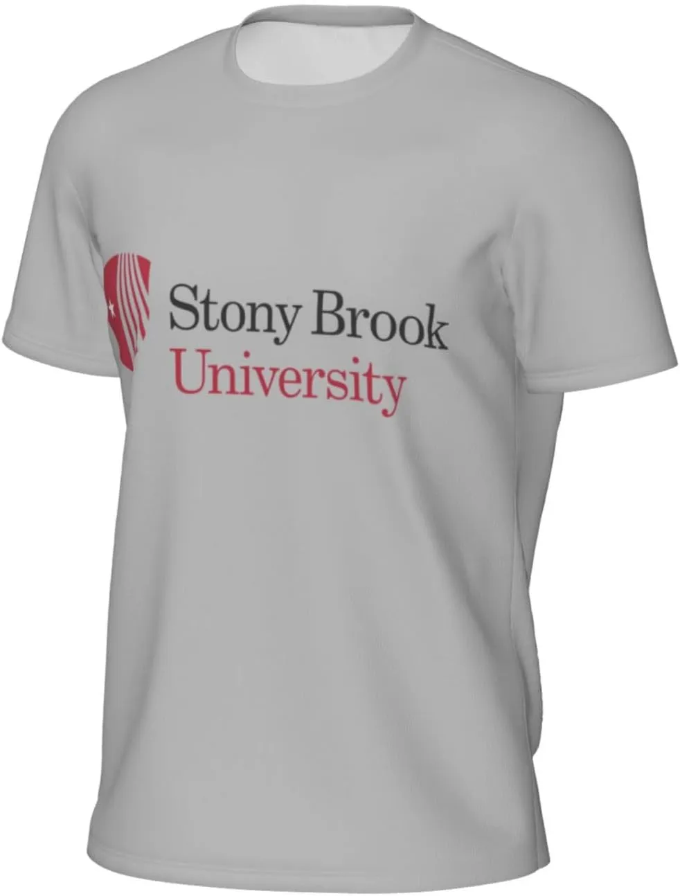 Stony Brook University Men's Lightweight Breathable Mesh Short Sleeve T-Shirt