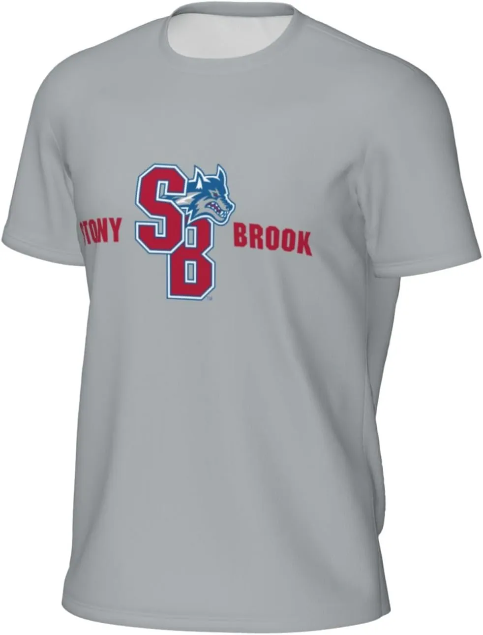 Stony Brook University Men's Lightweight Breathable Mesh Short Sleeve T-Shirt