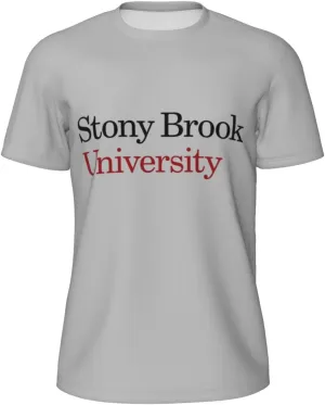 Stony Brook University Men's Lightweight Breathable Mesh Short Sleeve T-Shirt