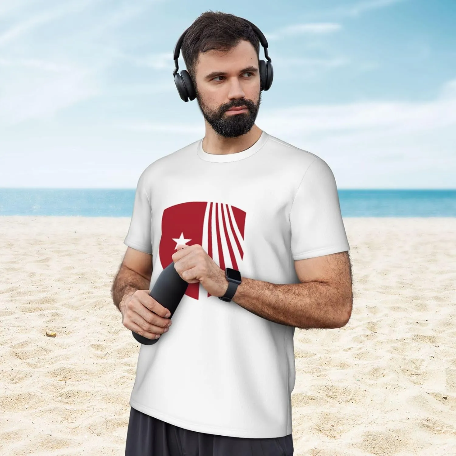 Stony Brook University Men's Lightweight Breathable Mesh Short Sleeve T-Shirt