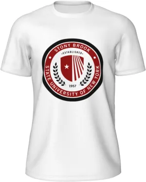 Stony Brook University Men's Lightweight Breathable Mesh Short Sleeve T-Shirt
