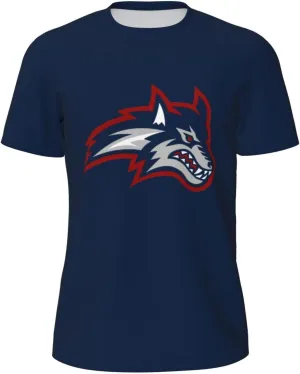 Stony Brook University Men's Lightweight Breathable Mesh Short Sleeve T-Shirt