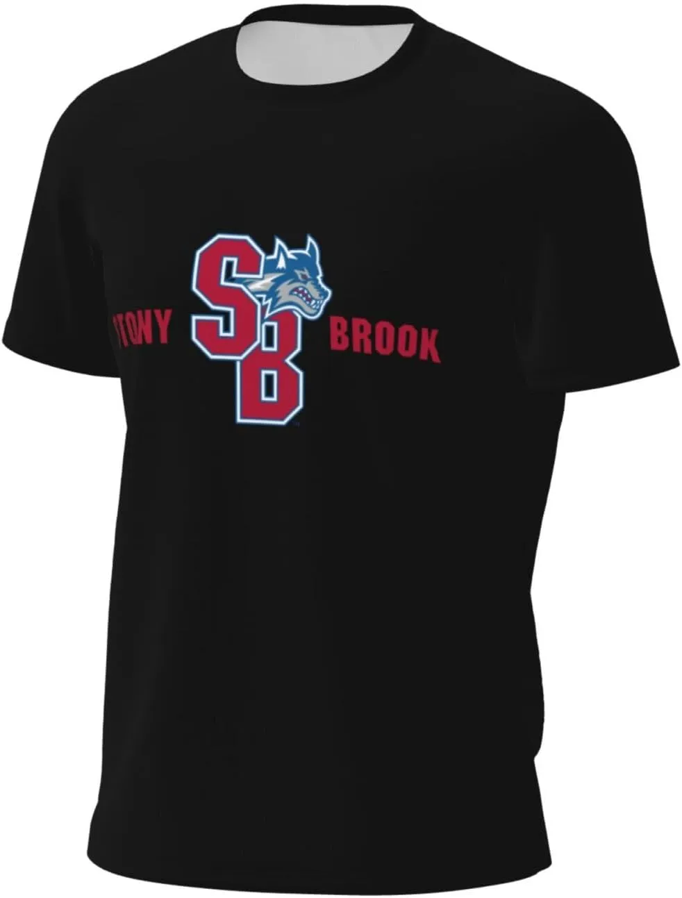 Stony Brook University Men's Lightweight Breathable Mesh Short Sleeve T-Shirt