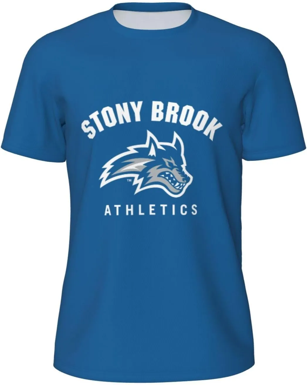 Stony Brook University Men's Lightweight Breathable Mesh Short Sleeve T-Shirt