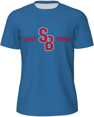 Stony Brook University Men's Lightweight Breathable Mesh Short Sleeve T-Shirt