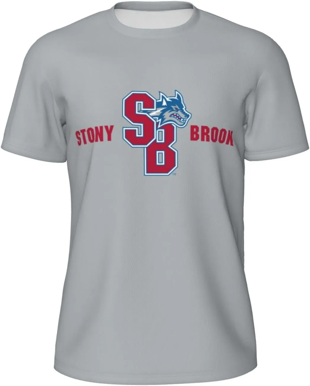 Stony Brook University Men's Lightweight Breathable Mesh Short Sleeve T-Shirt