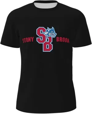 Stony Brook University Men's Lightweight Breathable Mesh Short Sleeve T-Shirt