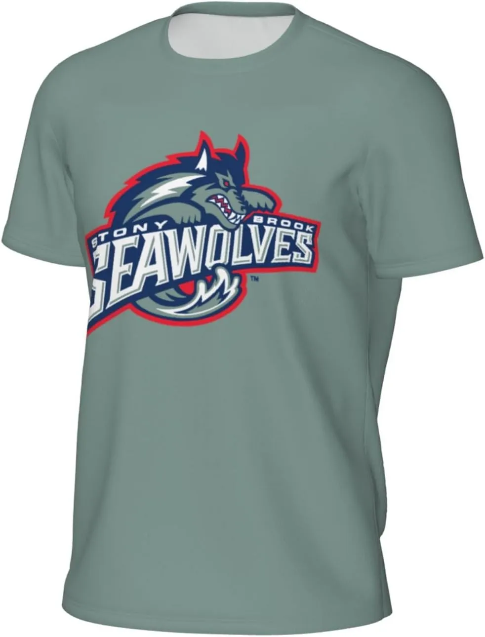 Stony Brook University Men's Lightweight Breathable Mesh Short Sleeve T-Shirt