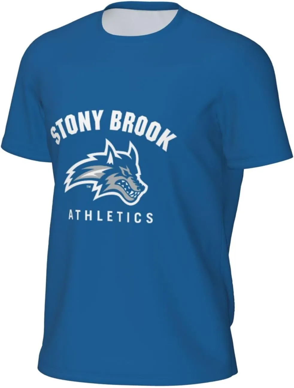 Stony Brook University Men's Lightweight Breathable Mesh Short Sleeve T-Shirt
