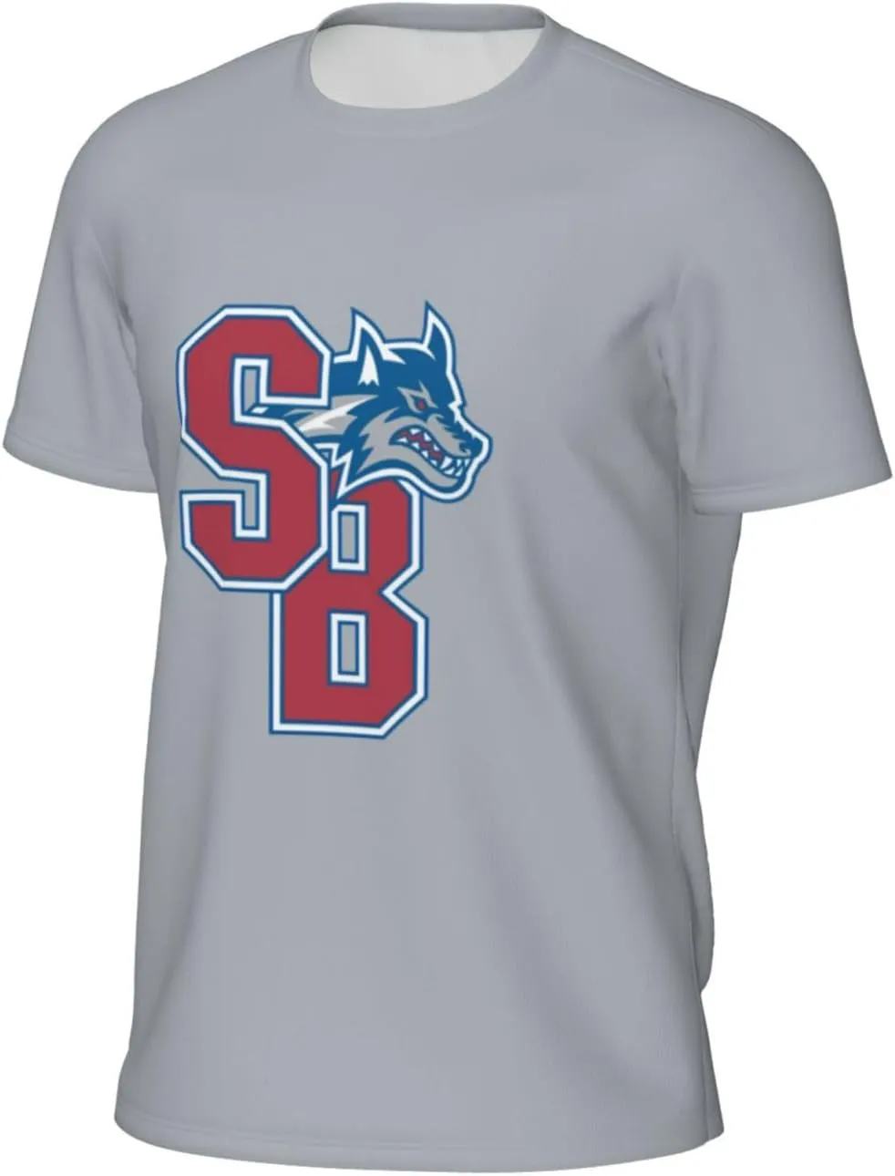 Stony Brook University Men's Lightweight Breathable Mesh Short Sleeve T-Shirt