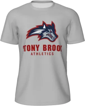 Stony Brook University Men's Lightweight Breathable Mesh Short Sleeve T-Shirt