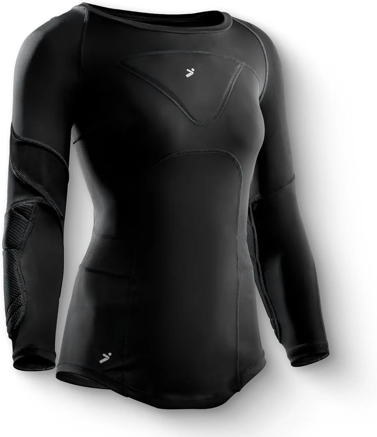 Storelli Women’s Bodyshield Goalkeeper ¾ Undershirt, High-Impact Protection for Female Soccer & Field Players, Breathable