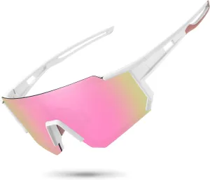 STORYCOAST Polarized Sports Sunglasses for Men Women,Driving Fishing Cycling Mountain Bike Sunglasses UV400 Protection