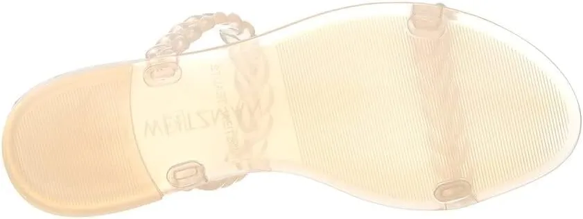 Stuart Weitzman Womens Braida Open Toe Slip On Jelly Sandals