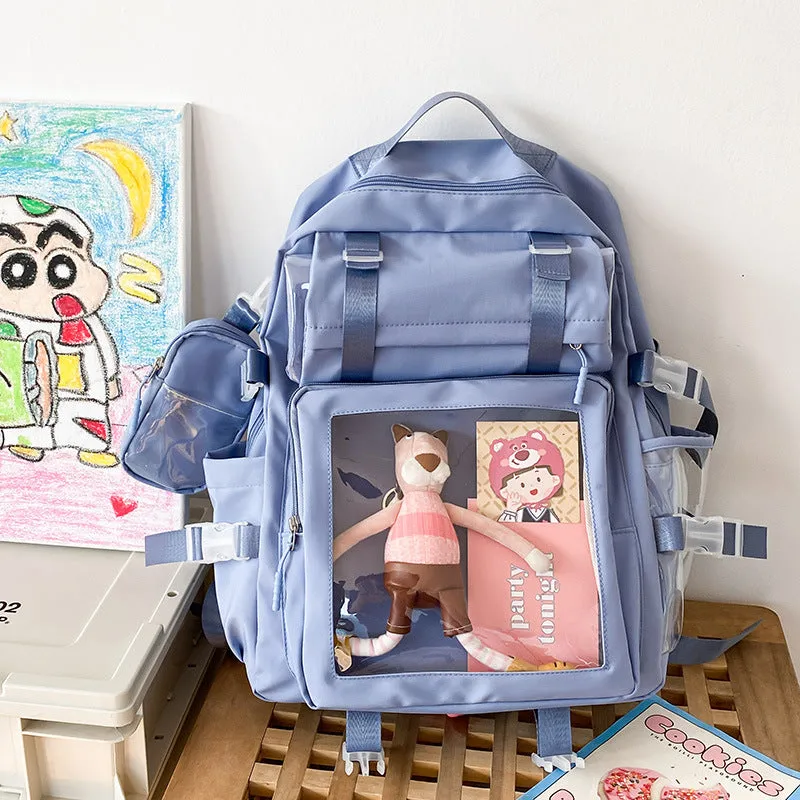 Style Simple Sweet Large Capacity College Backpacks