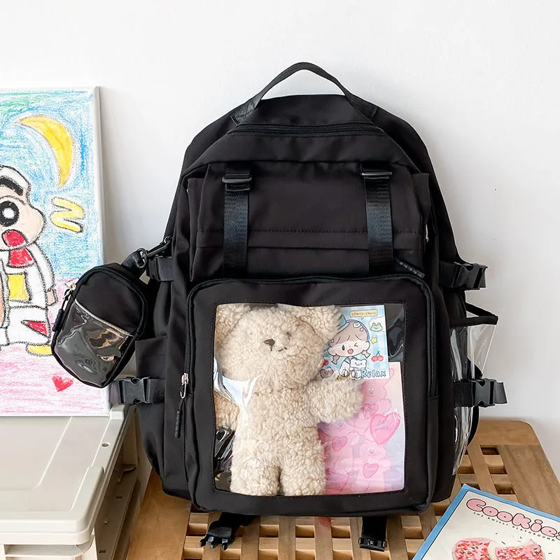 Style Simple Sweet Large Capacity College Backpacks