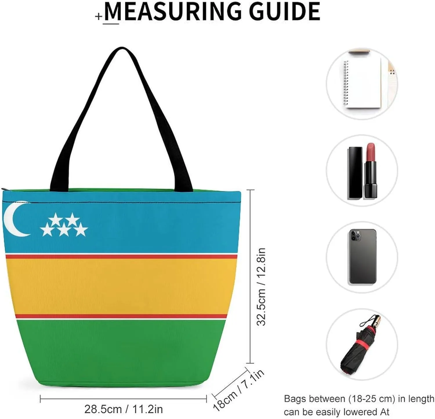 Stylish Cape Verde Flag Women's Practical Tote Handbag for Work and Casual Outings