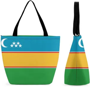 Stylish Cape Verde Flag Women's Practical Tote Handbag for Work and Casual Outings