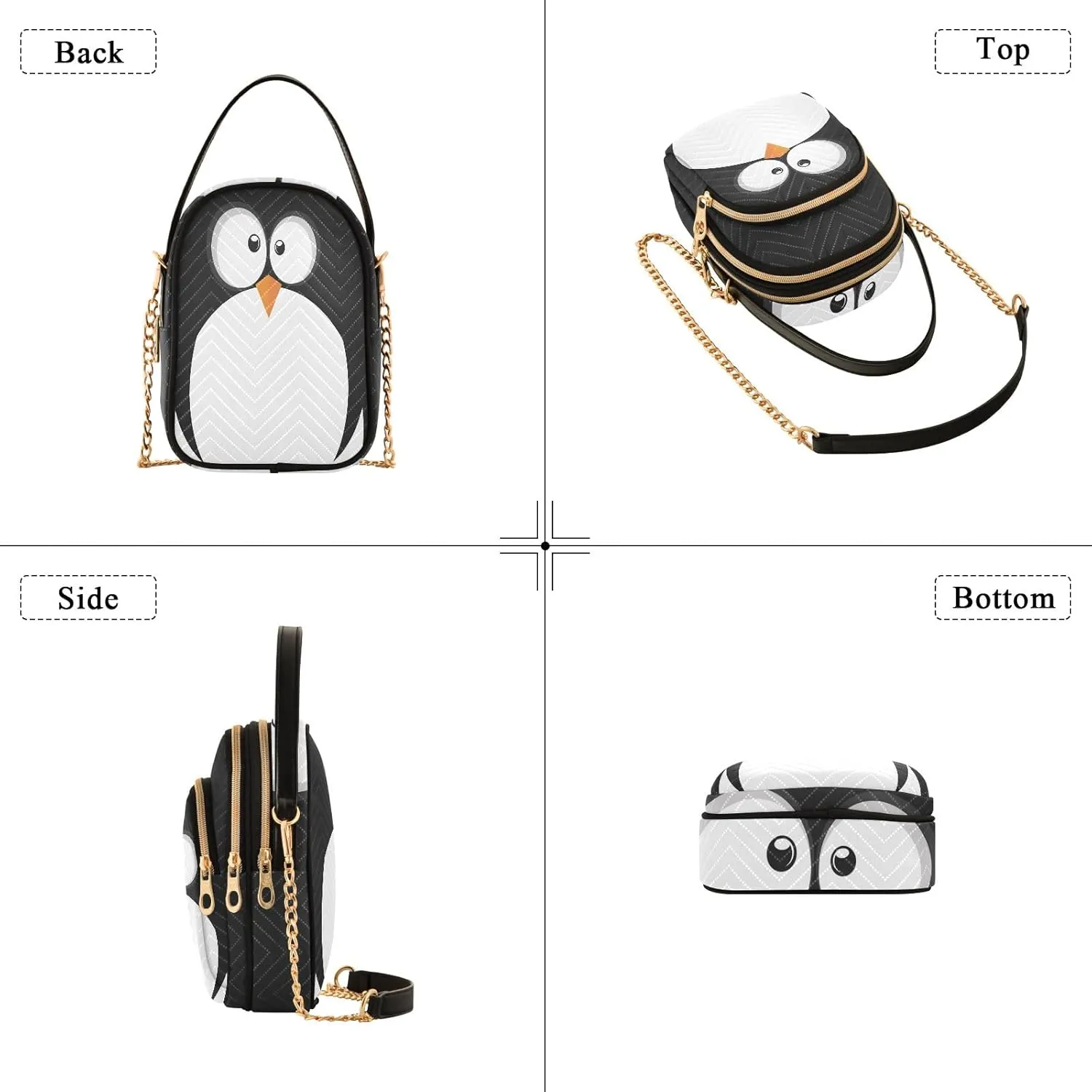 SUABO Crossbody Bag for Women, Cute Phone Purse Detachable Chain Bag Shoulder Handbag Wallet