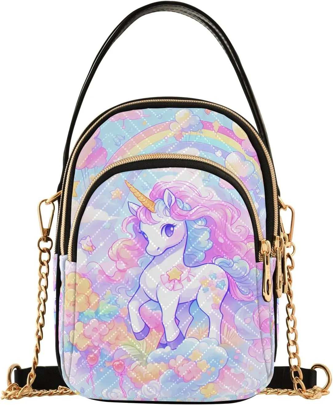 SUABO Crossbody Bag for Women, Cute Phone Purse Detachable Chain Bag Shoulder Handbag Wallet