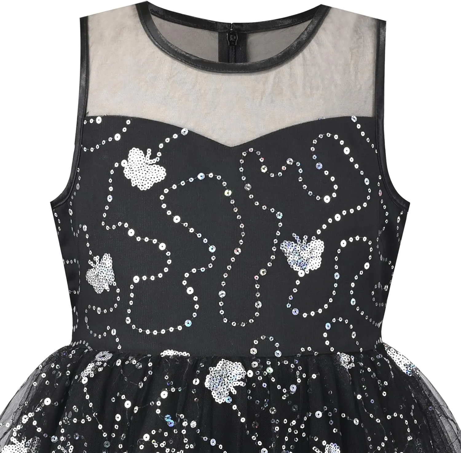 Sunny Fashion Flower Girls Dress Unicorn Rainbow Pageant Princess Party