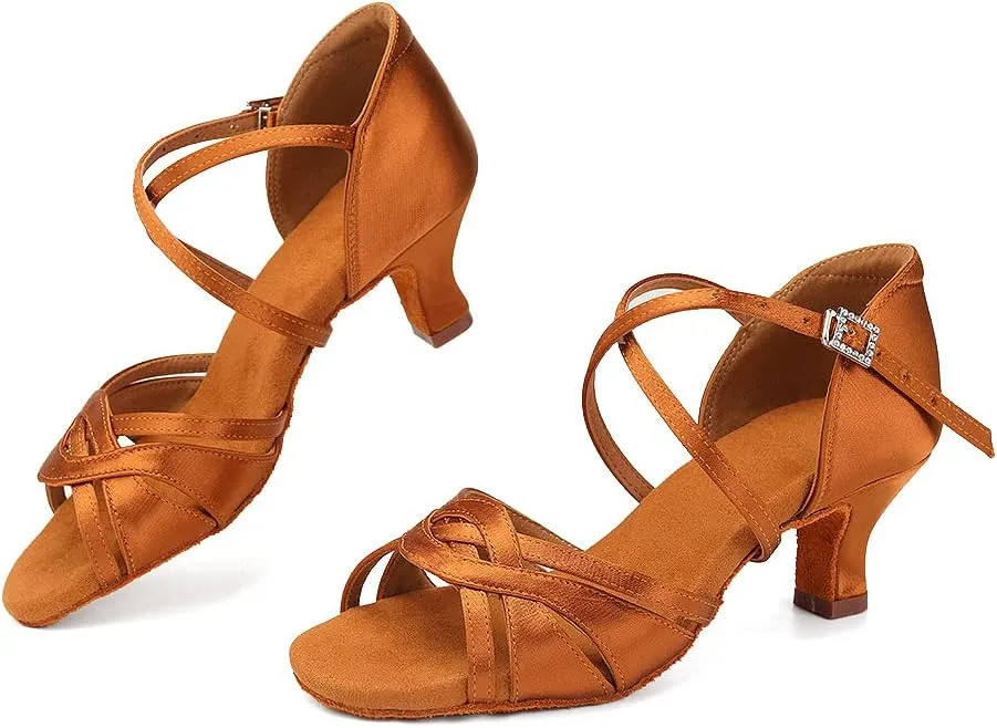 SWDZM Women Latin Ballroom Practice Dance Shoes Tango Salsa Professional Practice Dance Shoes