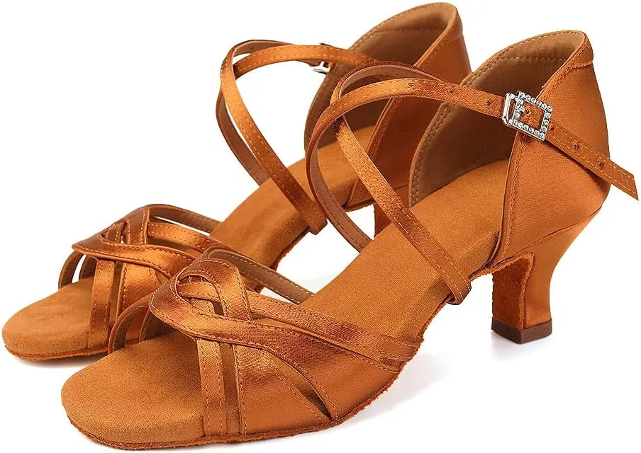 SWDZM Women Latin Ballroom Practice Dance Shoes Tango Salsa Professional Practice Dance Shoes