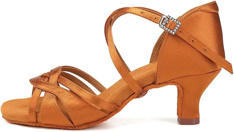 SWDZM Women Latin Ballroom Practice Dance Shoes Tango Salsa Professional Practice Dance Shoes