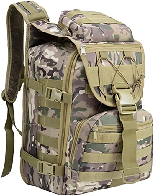 Tactical Assault Backpack for 3 Days of Survival Storage，also suitable for hiking, mountain climbing and camping GBBP018