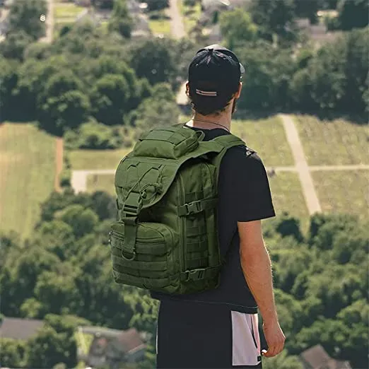 Tactical Assault Backpack for 3 Days of Survival Storage，also suitable for hiking, mountain climbing and camping GBBP018