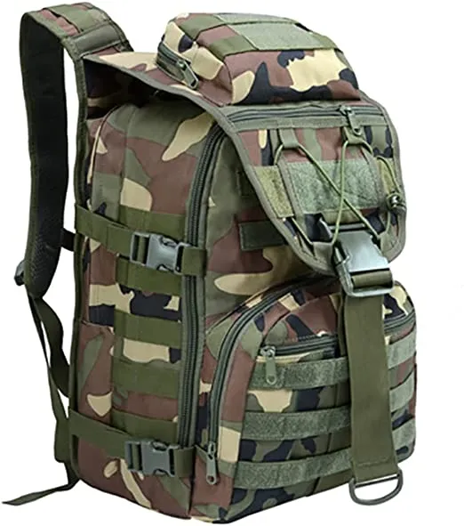Tactical Assault Backpack for 3 Days of Survival Storage，also suitable for hiking, mountain climbing and camping GBBP018