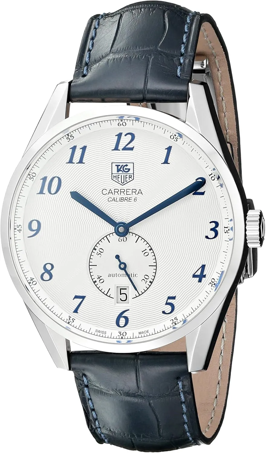 TAG Heuer Men's WAS2111.FC6293 Carrera Analog Display Swiss Automatic Blue Watch