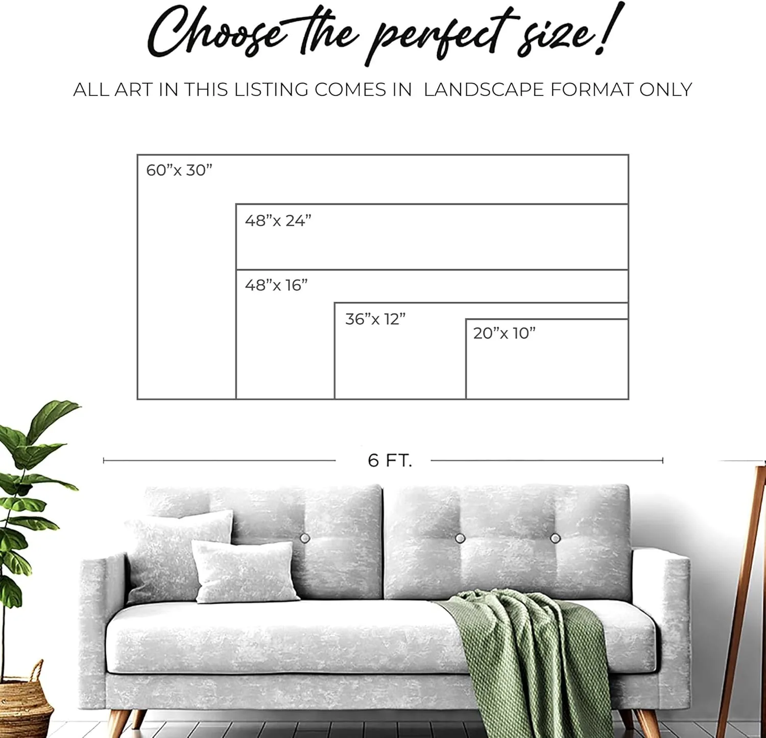 Tailored Canvases Custom Lake House Sign - Large Rustic Print Decor Canvas Wall Art for Living Room, Bedroom, Kitchen and Entryway - Welcome To Our Lakehouse - White Background with Brown Border, 20x10