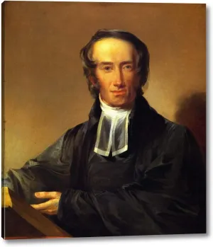 The Reverend Gregory Townsend Bedell by John Neagle - 14" x 16" Gallery Wrap Canvas Art Print - Ready to Hang