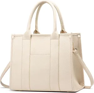 The Tote Bag Crossbody Purses for Women Shoulder Bag Handbags PU Leather Top Handle Bags with zipper