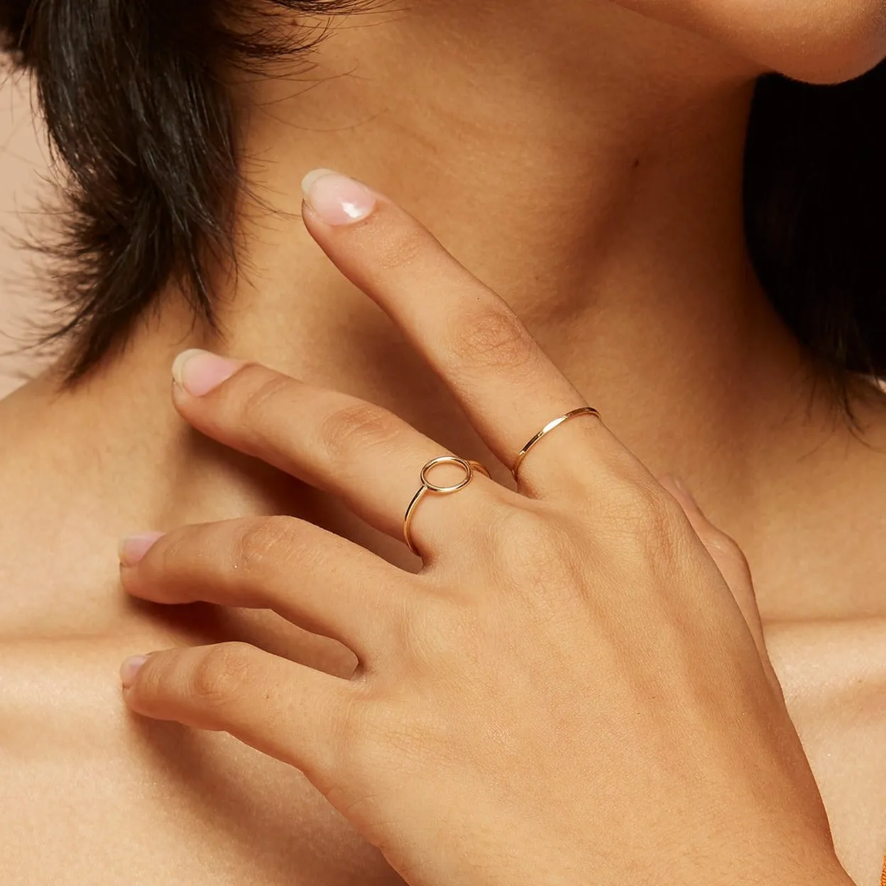 Thin 14k Gold Ring - Elin