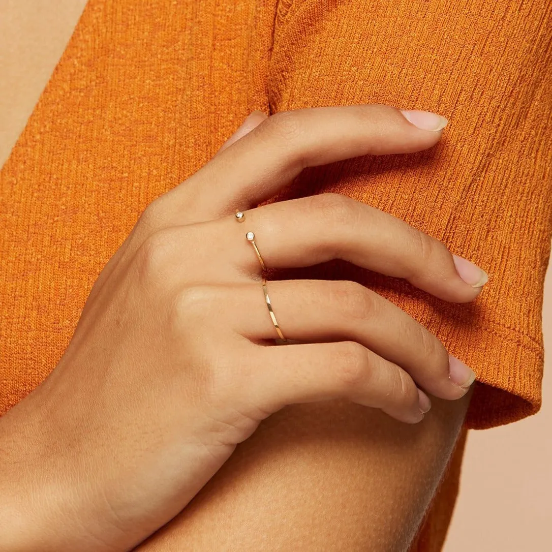 Thin 14k Gold Ring - Elin