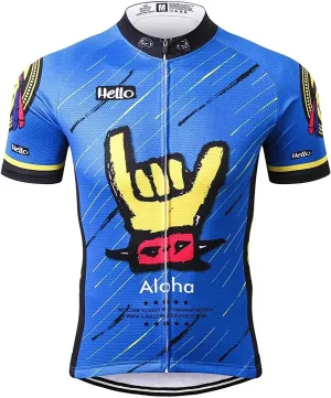 Thriller Rider Sports Mens Mountain Bike Short Sleeve Cycling Jersey Bike Tshirt