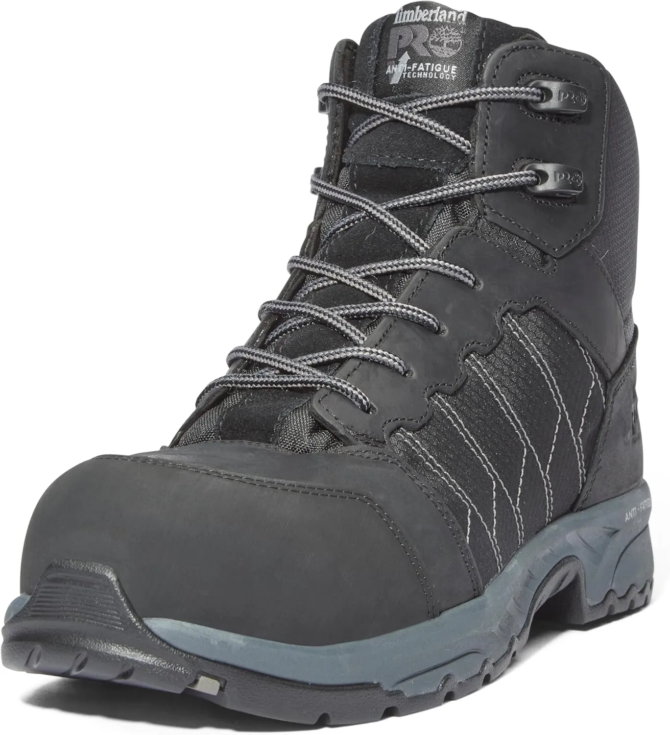 Timberland PRO Men's Payload 6 Inch Composite Safety Toe Industrial Work Boot, Black-2024 NEW, 7M